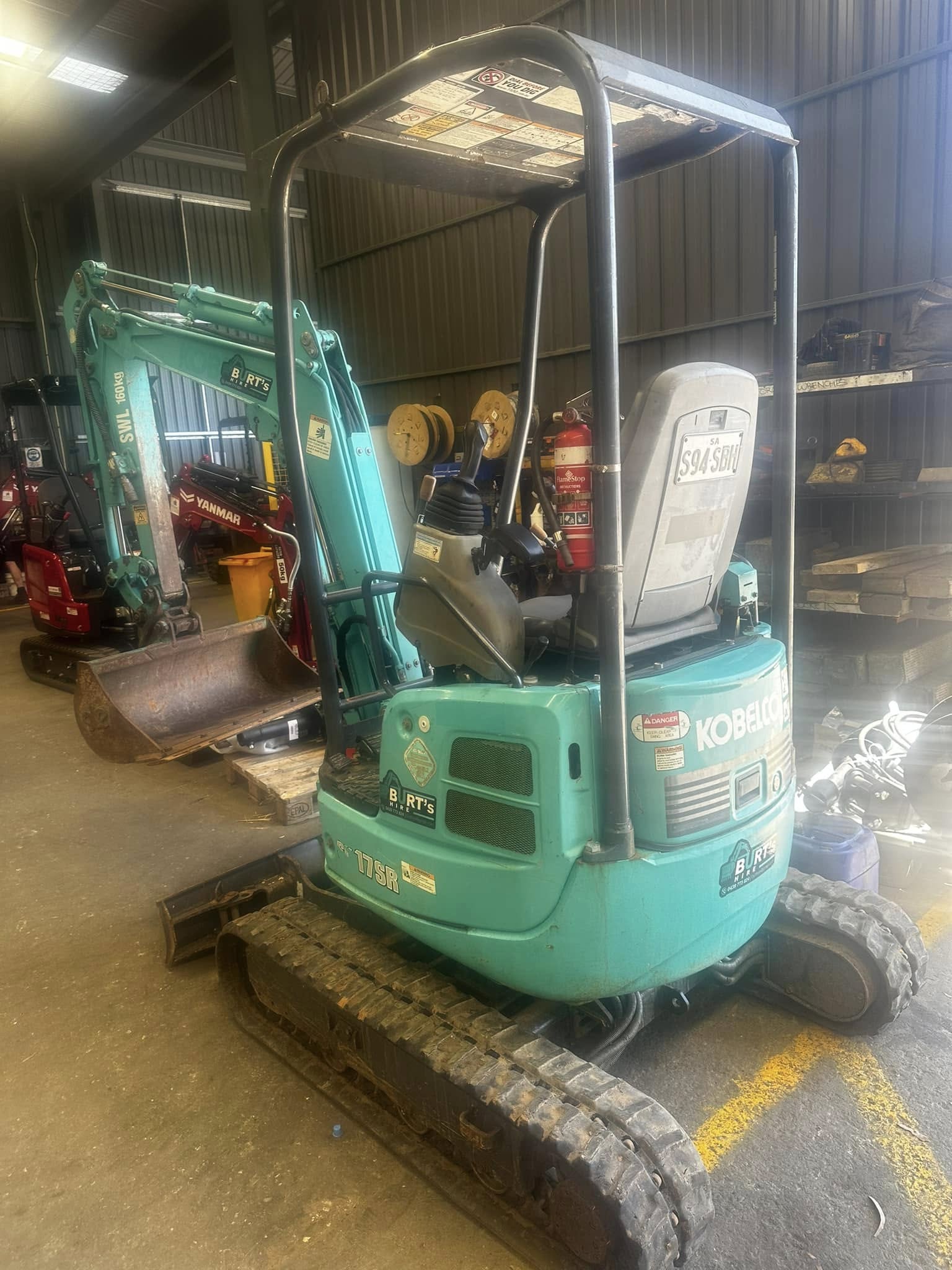 Mini excavator at work Adelaide SA